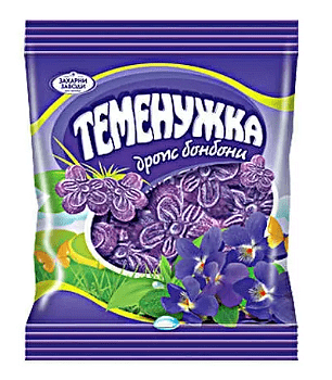 БОНБОНИ ДРОПС ТЕМЕНУЖКА 90 ГР. *50 ЦЕНА ЗА ПАКЕТ
