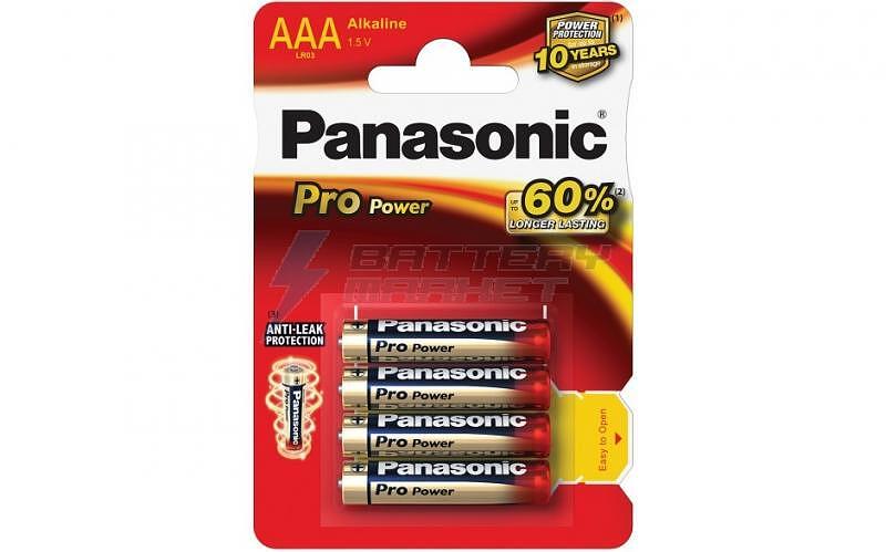 БАТЕРИЯ PANASONIC AAA+ 1.5V 4БР. - ЦЕНА ЗА ОПАКОВКА