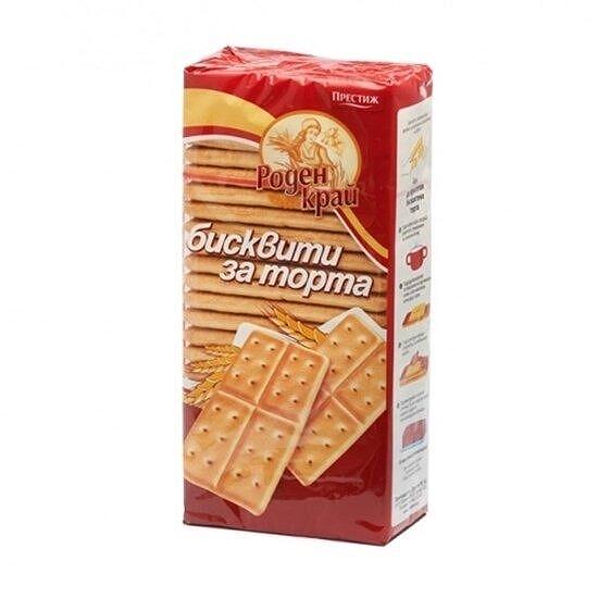БИСКВИТИ РОДЕН КРАЙ 250ГР.*16БР. ЗА ТОРТА - ЦЕНА ЗА БР./KEKSEN RODEN KRAI 250 GR. *16 STCK. FÜR TORTE