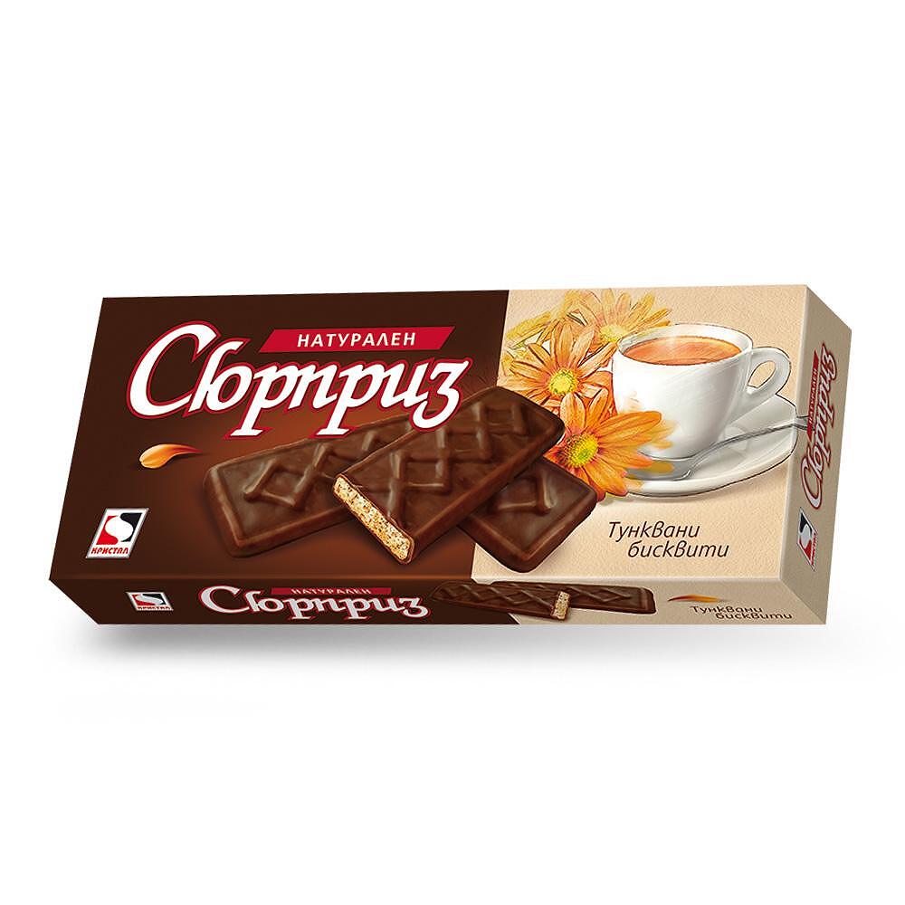 БИСКВИТИ СЮРПРИЗ 160ГР.*18БР./НАТУРАЛЕН ЦЕНА ЗА БР.