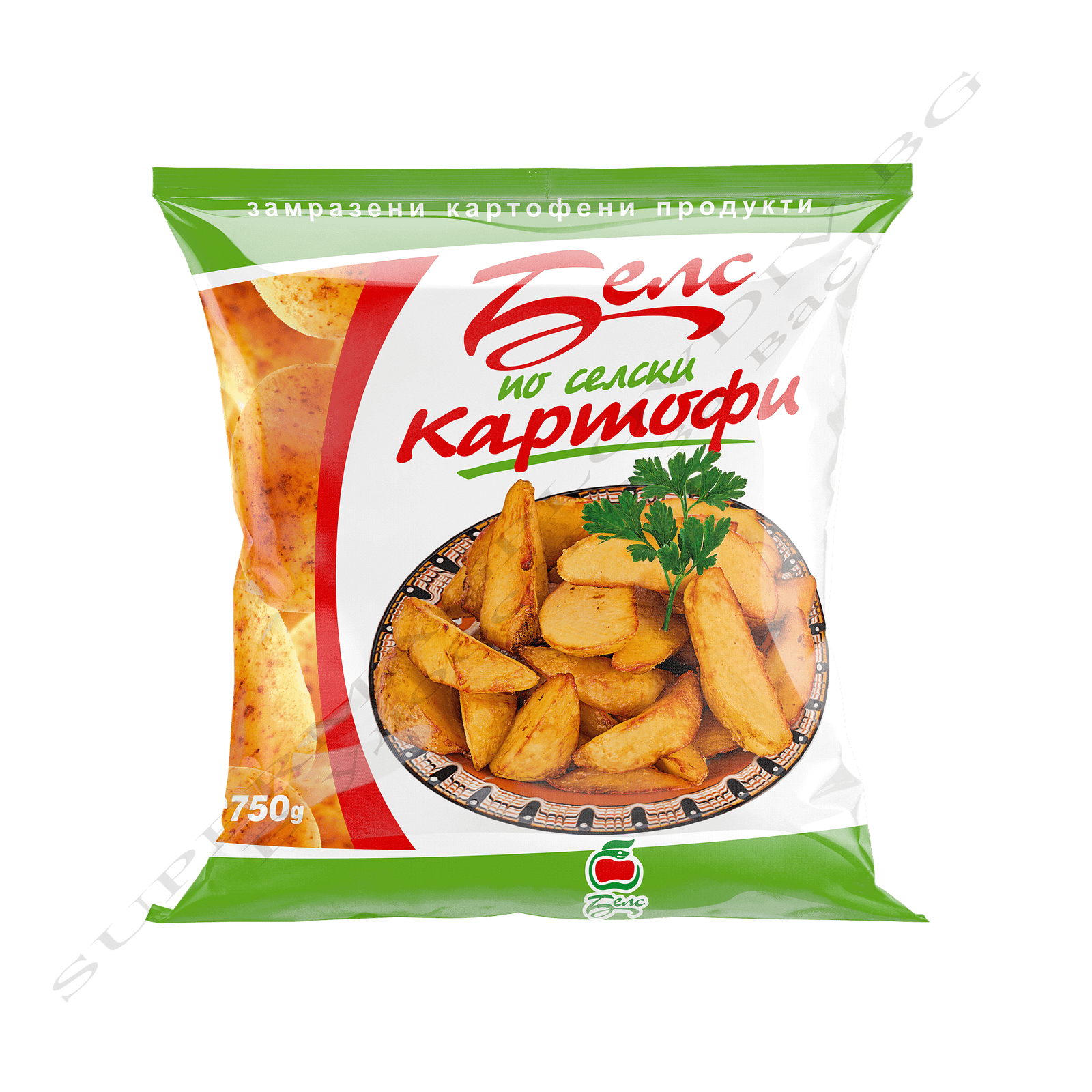 БЛАНШИРАНИ КАРТОФИ ПИКАНТНИ 750ГР БЕЛС - ЦЕНА ЗА БР.