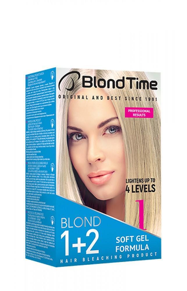 БОЯ ЗА КОСА БЛОНДОР BLOND TIME 1+2 *20 - ЦЕНА ЗА БР.