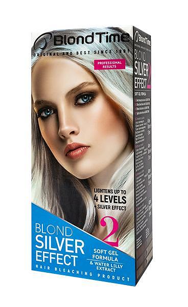 БОЯ ЗА КОСА БЛОНДОР BLOND TIME SILVER EFFECT - ЦЕНА ЗА БР.