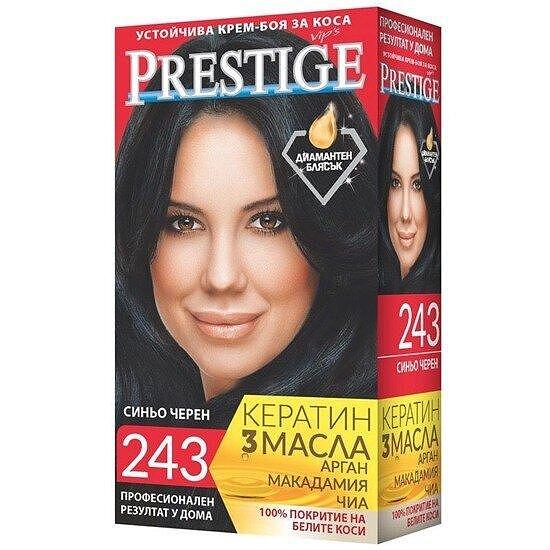 БОЯ ЗА КОСА PRESTIGE №243 *20 СИНЬО ЧЕРЕН - ЦЕНА ЗА БР.