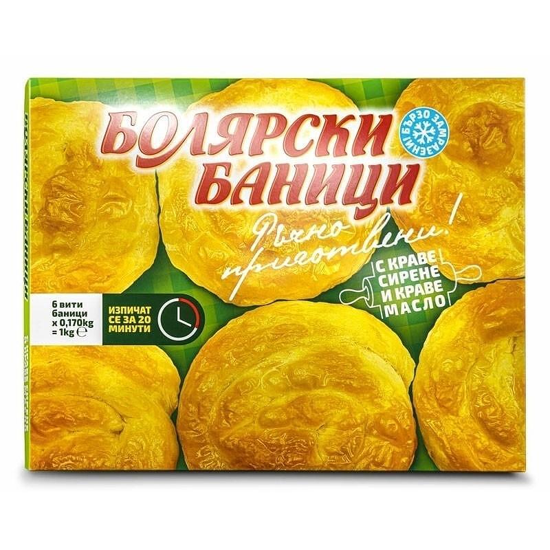 БОЛЯРСКИ БАНИЦИ ВИТИ 6 БР.В КУТИЯ *8 - ЦЕНА ЗА КУТИЯ./BOLYAR Puff pastry swirls 6 бр. В КУТИЯ *8-ЦЕНА ЗА ЕДНА КУТИЯ