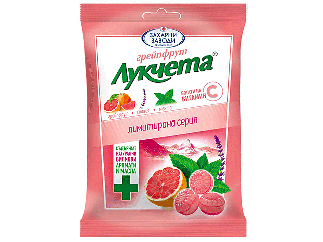 БОНБОНИ ЛУКЧЕТА ГРЕЙПФУРТ 75 ГР.*50 БР.