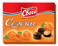 БОНБОНИ СЕЗОНИ 160ГР.*14БР. КАЙСИЯ  - ЦЕНА ЗА БР.