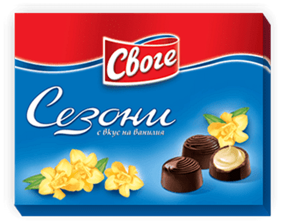 БОНБОНИ СЕЗОНИ 160 ГР.*14 БР. ВАНИЛИЯ - ЦЕНА ЗА БР.