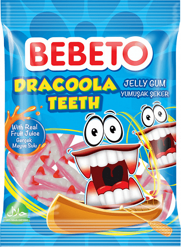 БОНБОНИ ЖЕЛЕ ЗЪБИ 80 ГР. *12 ЦЕНА ЗА БР. БЕБЕТО