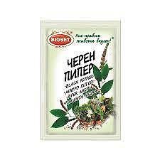 ЧЕР ПИПЕР БИОСЕТ 10*25*20/ЗЪРНА - ЦЕНА ЗА БР