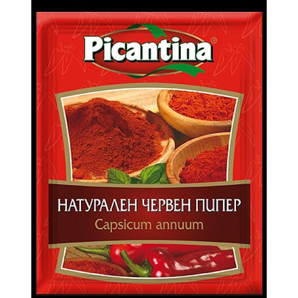 ЧЕРВЕН  ПИПЕР НАТУРАЛЕН  СЛАДЪК ПИКАНТИНА  50ГР.*24БР.ЦЕНА ЗА БР.