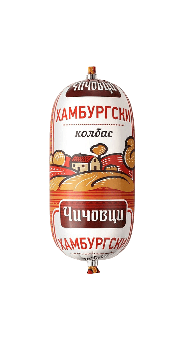 ЧИЧОВЦИ САЛАМ ХАМБУРГСКИ 400 ГР. - ЦЕНА ЗА БР.
