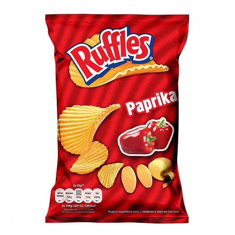 ЧИПС RUFFLES 140 ГР * 21 БР ПАПРИКА