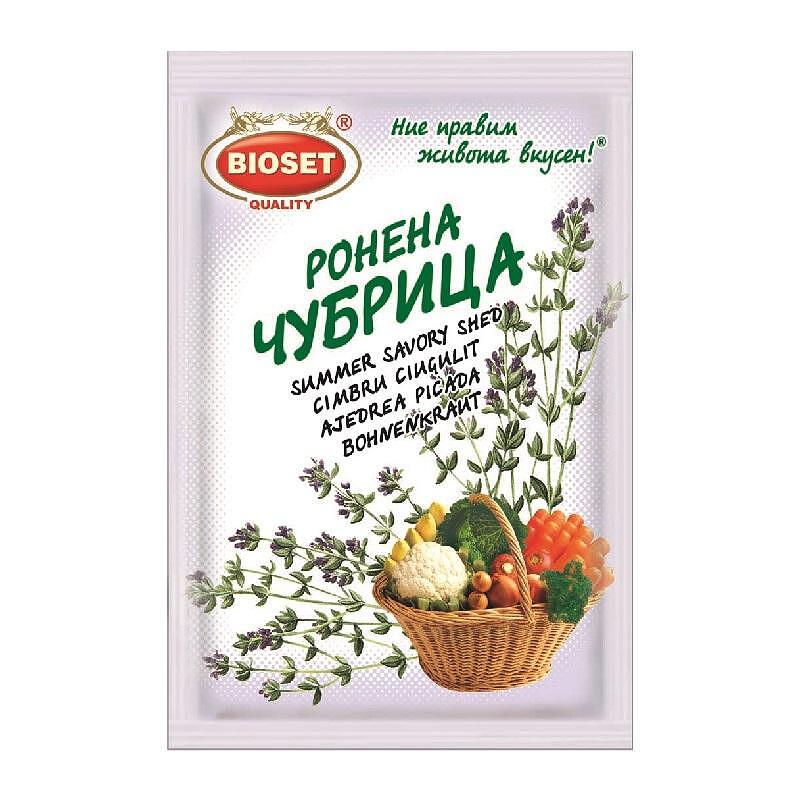 ЧУБРИЦА БИОСЕТ 10ГР*8*20/РОНЕНА ЦЕНА ЗА БР./PFEFFERKRAUT BIOSET 10GR.*8 *20/ LOCKER - PREIS FÜR EIN STCK.