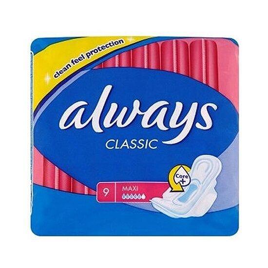ДАМСКИ ПРЕВРЪЗКИ ALWAYS МАКСИ ДРАЙ 9 БР.