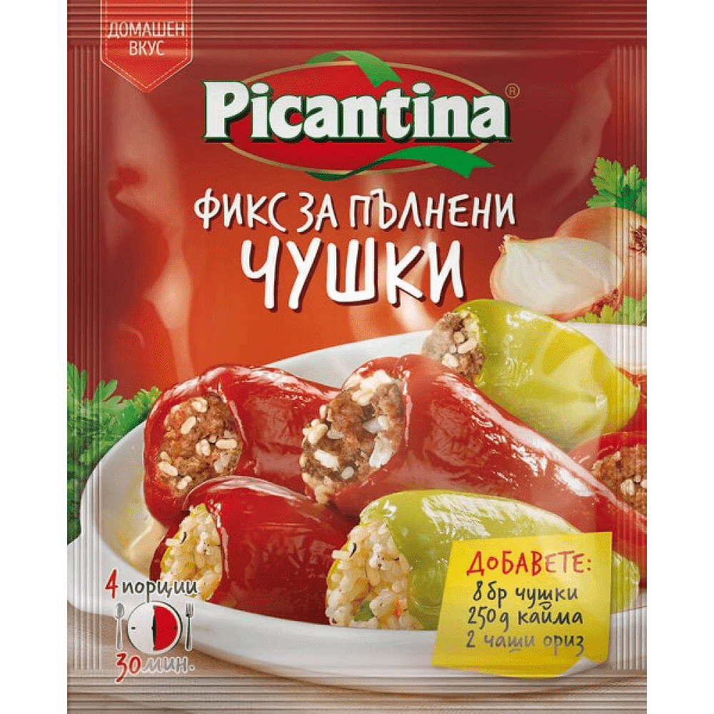 ФИКС ПЪЛНЕНИ ЧУШКИ ПИКАНТИНА 36 ГР. *30 - ЦЕНА ЗА БР.
