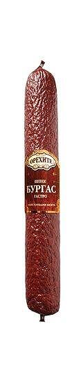ГАСТРО ШПЕК САЛАМ БУРГАС ОРЕХИТЕ 0.800КГ. - ЦЕНА ЗА КГ.