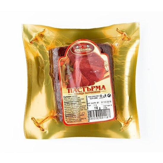 ГОВЕЖДА КАЙЗЕР ПАСТЪРМА М.Р. СТЕФАНОВ - ЦЕНА ЗА КГ./RINDDÖRRFLEISCH KAISER M.R. STEFANOV- PREIS FÜR KG.