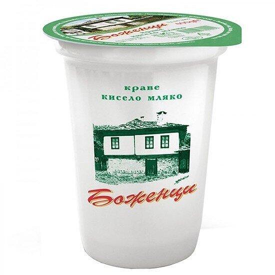 КИСЕЛО МЛЯКО БОЖЕНЦИ 4% 400ГР. - ЦЕНА ЗА БР./ЙОГУРТ БОЖЕНЦИ 4% 400ГР.*12БР.- ЦЕНА ЗА БР.