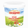 КРАВЕ КИСЕЛО МЛЯКО С КАЙМАК 990ГР.*6БР. ЛЕСИДРЕН