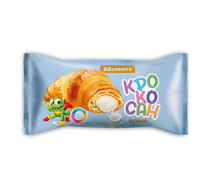 КРОАСАН 22 КАРАТА МЛЯККО 52ГР*32БР