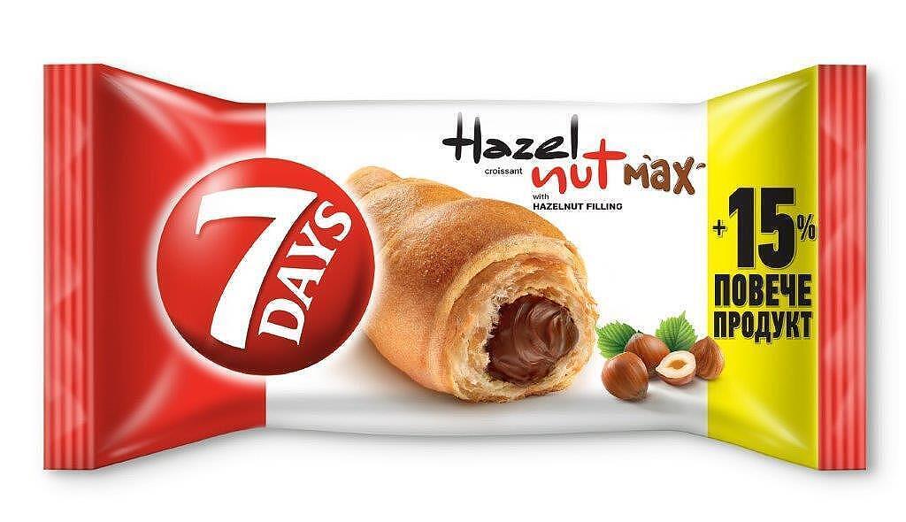 КРОАСАН 7 ДЕЙС МАКС ЛЕШНИК 92 ГР *20 БР.15% ГРАТИСНА ЦЕНА ЗА БР.