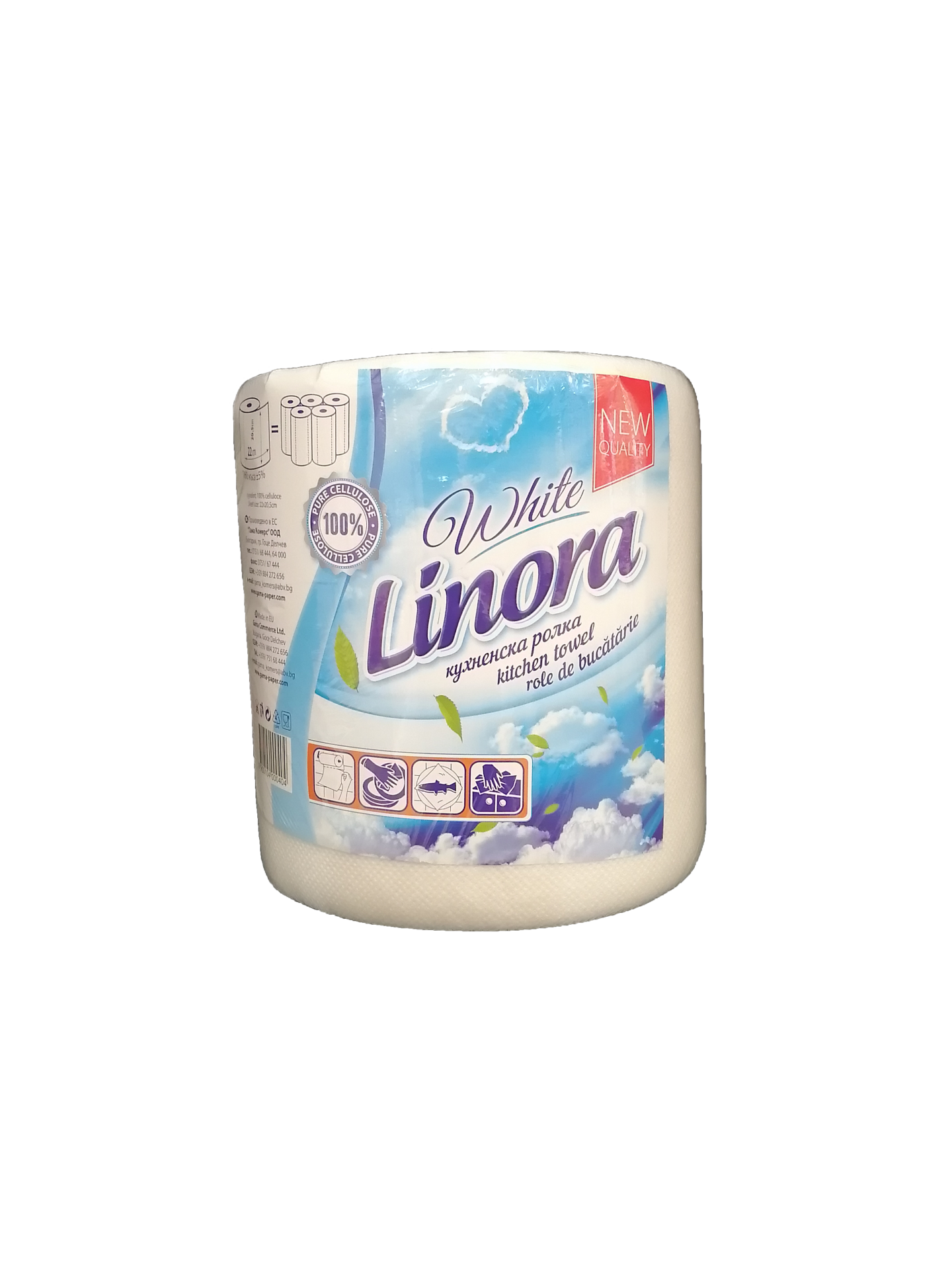 КУХНЕНСКА РОЛКА ЛИНОРА 160 КЪСА *6 - ЦЕНА ЗА БР.