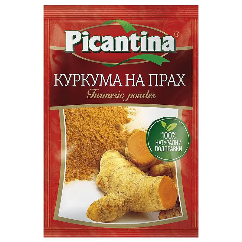 КУРКУМА НА ПРАХ ПИКАНТИНА 10 ГР.*20 - ЦЕНА ЗА БР.