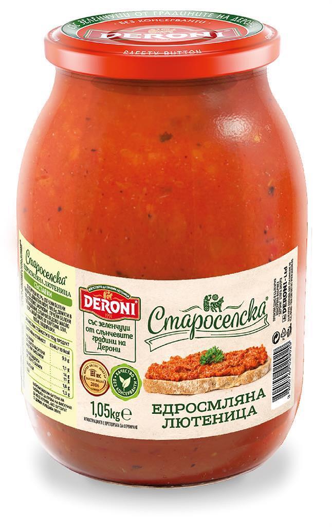 ЛЮТЕНИЦА ЕДРОСМЯНА СТАРОСЕЛСКА ДЕРОНИ 1,050 КГ.*4 - ЦЕНА ЗА БР.