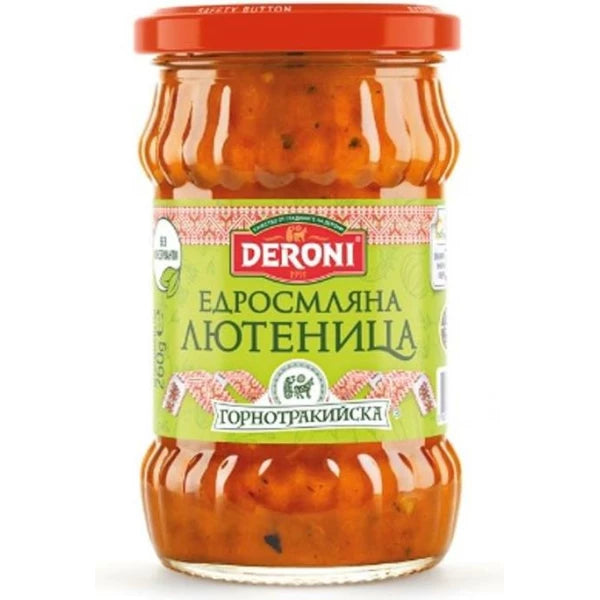ЛЮТЕНИЦА ЕДРОСМЛЯНА ГОРНОТРАКИЙСКА  260 ГР*6БР. ДЕРОНИ - ЦЕНА ЗА БР.