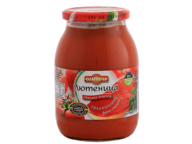 ЛЮТЕНИЦА ОЛИНЕЗА 1080 ГР.*6 ТРАДИЦИОННА - ЦЕНА ЗА БР.