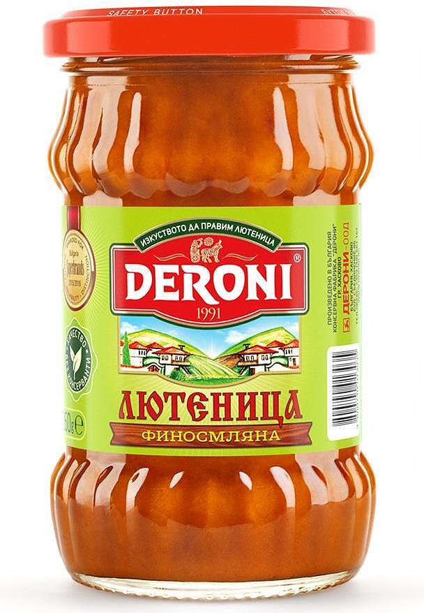 ЛЮТЕНИЦА ВЕЛИКА ДЕРОНИ 260 ГР.*6 /ДОМАШНА ФИНОСМЛЯНА - ЦЕНА ЗА БР.