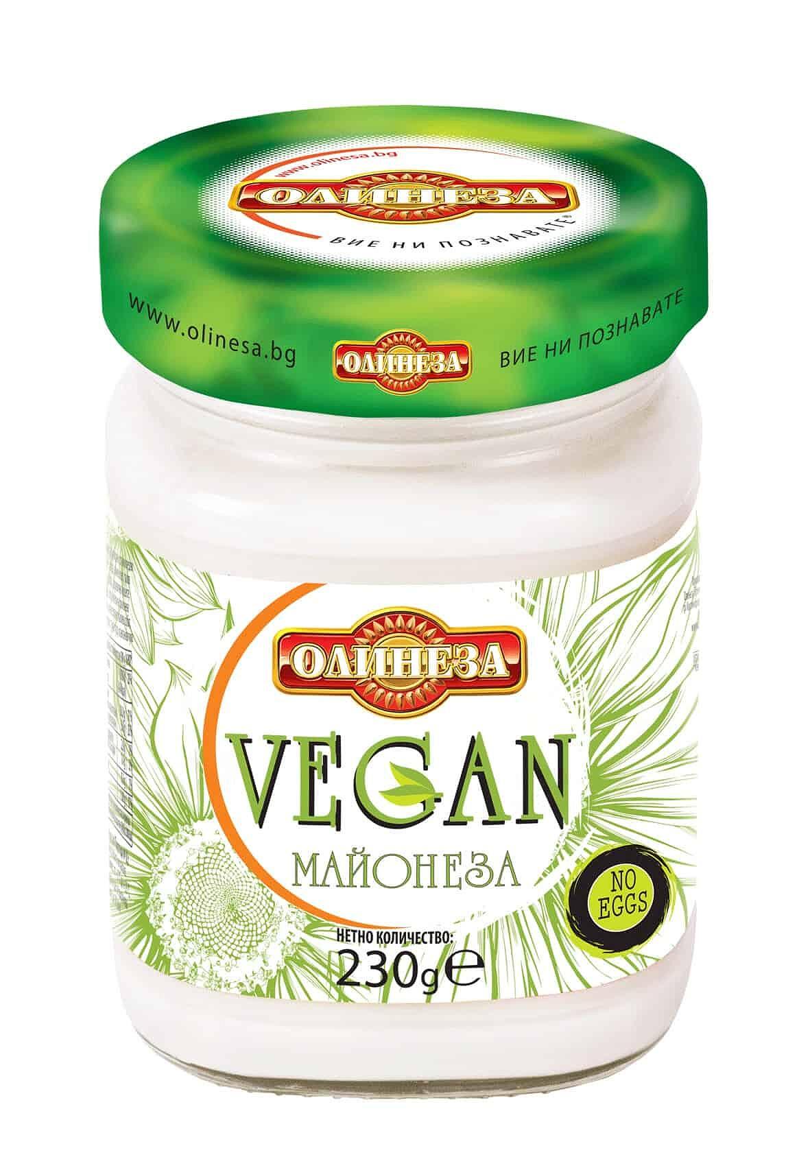 МАЙОНЕЗА ОЛИНЕЗА 230*8/ ВЕГАН - ЦЕНА ЗА БР.
