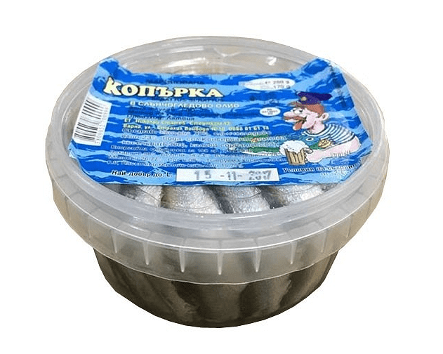 МАРИНОВАНА КОПЪРКА 0.180 ГР. - ЦЕНА ЗА БР/MARINIERTE SPROTTE 180GR. EKOPROM