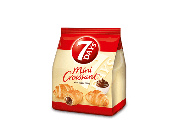 МИНИ КРОАСАНИ 7ДЕЙС 185ГР.*8БР/КАКАО - ЦЕНА ЗА БР./MINI CROISSANT 7DAYS 185GR.*8STCK. /KAKAO- PREIS FÜR EIN STCK.