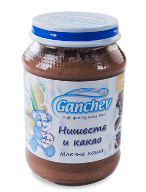 МЛЕЯНА КАША С НИШЕСТЕ И КАКАО ГАНЧЕВ - ЦЕНА ЗА БР.