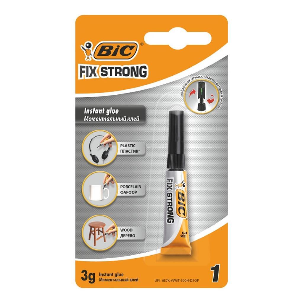 МОМЕНТНО ЛЕПИЛО 3 ГР.*12 FIX STRONG - ЦЕНА ЗА БР.
