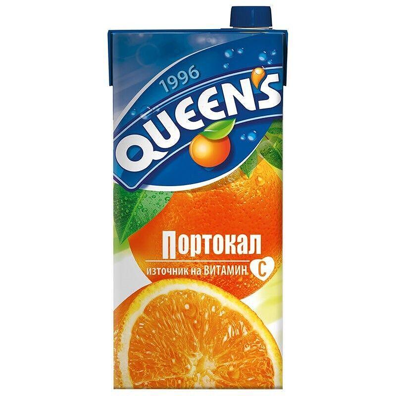 НАТ. СОК КУИНС ПОРТОКАЛ 2 Л. *6 - ЦЕНА ЗА БР.