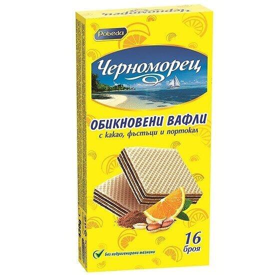 ОБИКНОВЕНИ ВАФЛИ ЧЕРНОМОРЕЦ 16-КА 420 ГР. * 24 БР. - ЦЕНА ЗА БР.