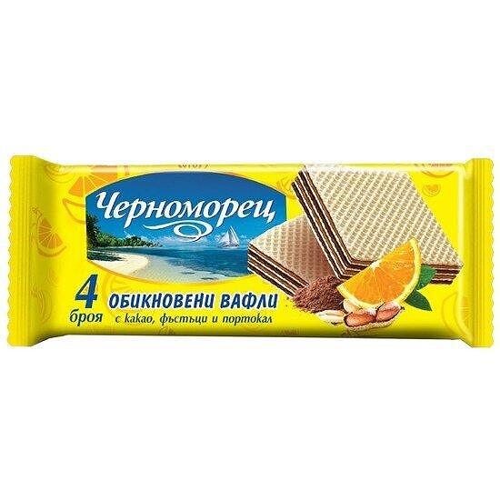 ОБИКНОВЕНИ ВАФЛИ ЧЕРНОМОРЕЦ 4-КА 105 ГР.*30 БР. - ЦЕНА ЗА БР.