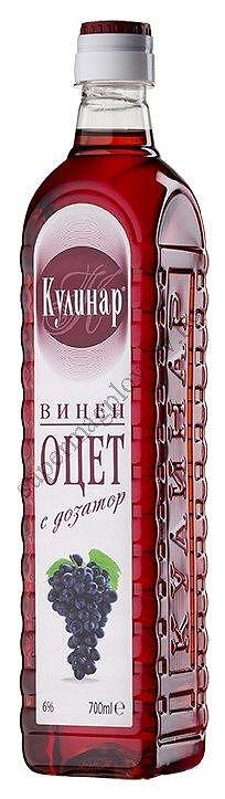 ОЦЕТ КУЛИНАР  ВИНЕН 6% 700 МЛ*12 - ЦЕНА ЗА БР.