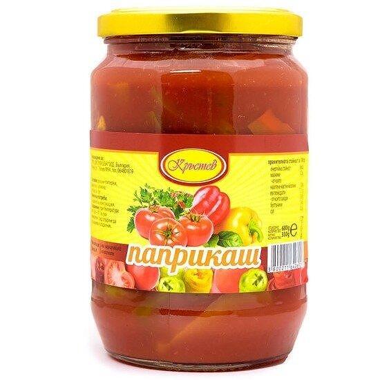 ПАПРИКАШ 680ГР. КРЪСТЕВ - ЦЕНА ЗА БР.