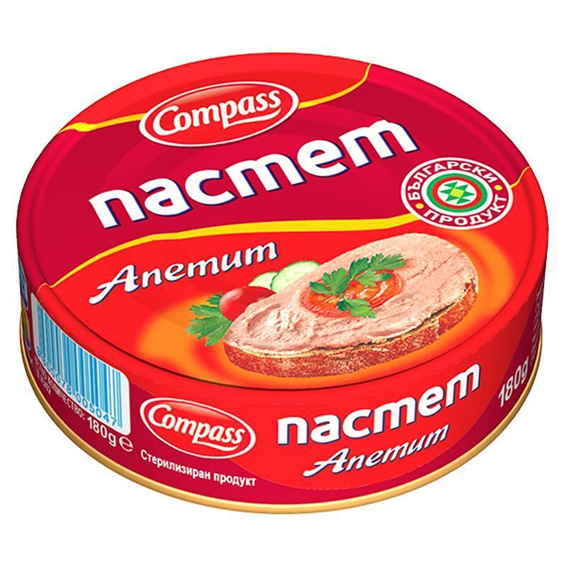 ПАСТЕТ АПЕТИТ 180 ГР. КОМПАС - ЦЕНА ЗА БР.