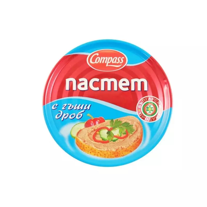 ПАСТЕТ КОМПАС ГЪШИ ДРОБ 300ГР