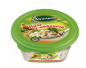 ПИЛЕ С МАЙОНЕЗА 250 ГР ВЕСЕЛИНА *12 - ЦЕНА ЗА БР.