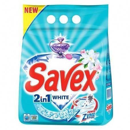 ПРАХ САВЕКС 2КГ POWER ZYME 2/1 WHITE СИН - ЦЕНА ЗА БР.