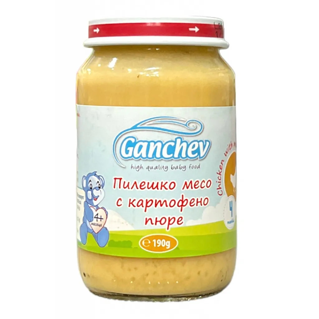 ПЮРЕ ПИЛЕ С КАРТОФЕНО ПЮРЕ ГАНЧЕВ - ЦЕНА ЗА БР.