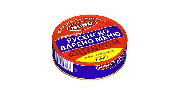 РУСЕНСКО ВАРЕНО МЕНЮ 180 ГР. *30БР.
