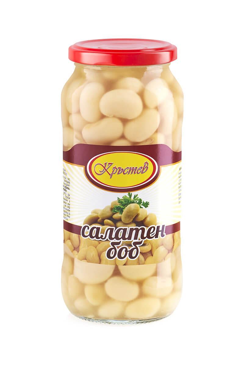 САЛАТЕН БОБ КРЪСТЕВ 540ГР*12 ЦЕНА ЗА БР.