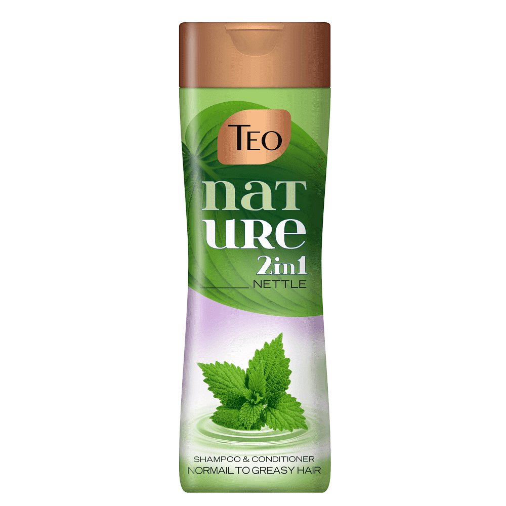 ШАМПОАН ТЕО 350 МЛ NETTLE ЗА МАЗНА КОСА - ЦЕНА ЗА БР.